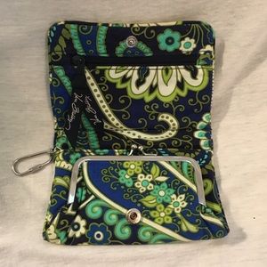 NWOT Vera Bradley Rhythm & Blues snap wallet